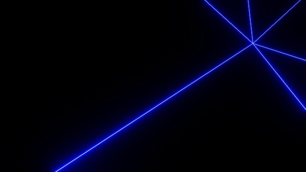 3D Render abstract blue glowing, data center, hosting, internet, cyber background