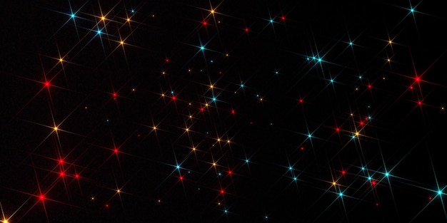 3D render Background shining dots or stars of the night sky Cosmic noise