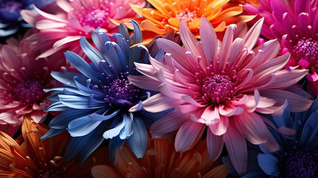 3d render beautiful flower background wallpaper banner