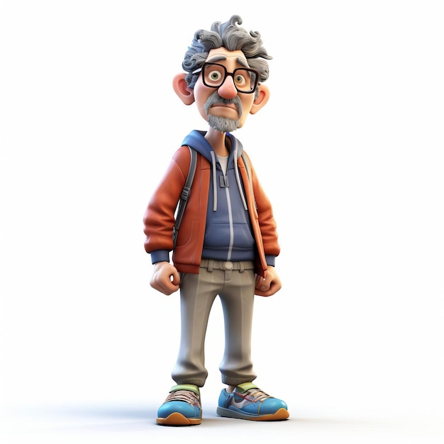 3d Render Cartoon Of A Fullgrown Adult