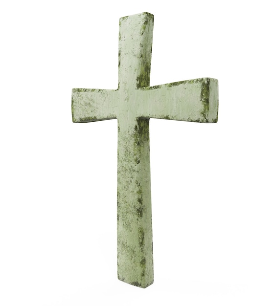 3d render classic shape simple cross