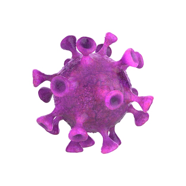 3d render of coronavirus