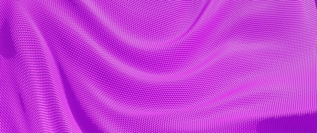 3d render of pink cloth. iridescent holographic foil. abstract art fashion background.