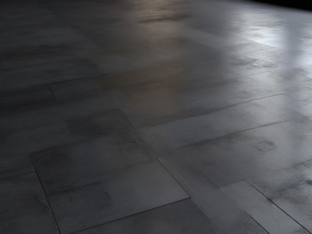 3d render Texture dark concrete floor