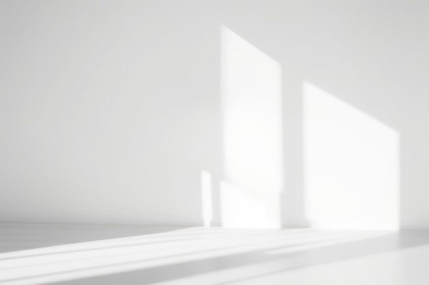 3d render white empty room Clean White 3D Interior Space