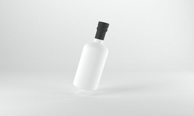 3D Rendered Bottles Mockup Template