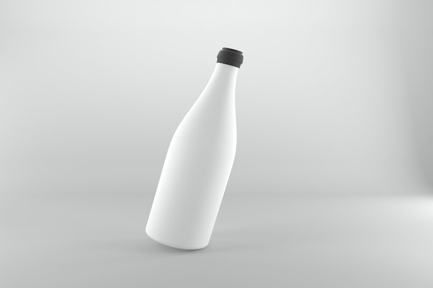 3D Rendered Bottles Mockup Template