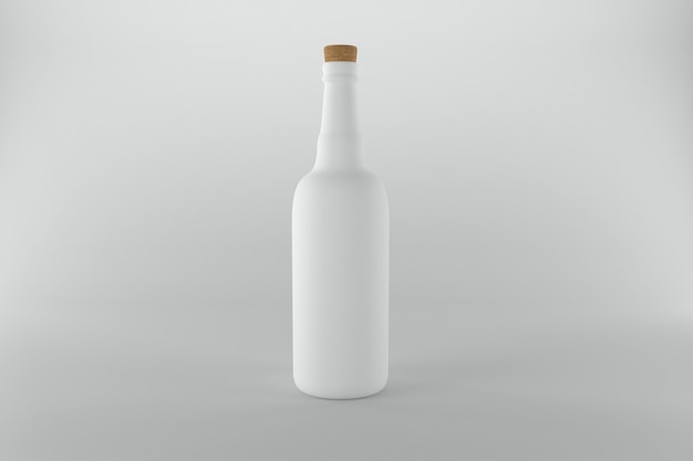 3D Rendered Bottles Mockup Template