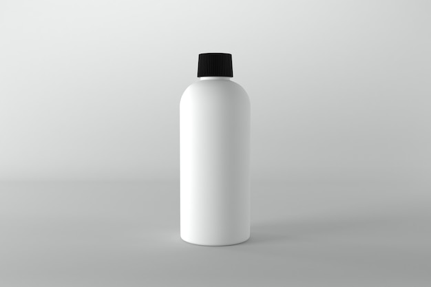 3D Rendered Bottles Mockup Template