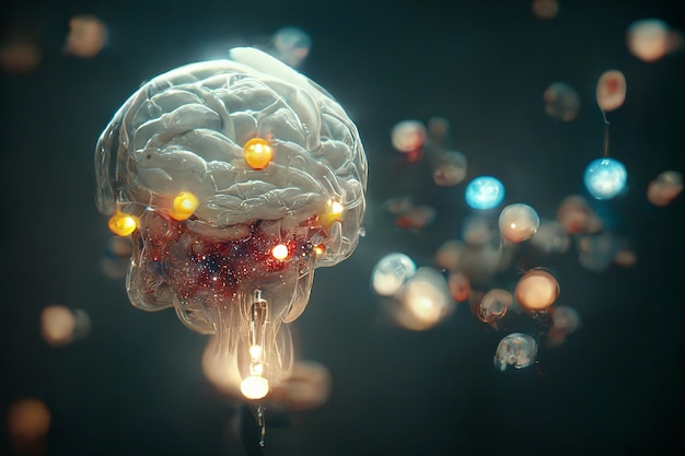 3d rendered illustration of a brain