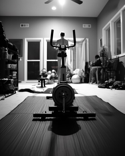 3d rendered indoor gym generated ai