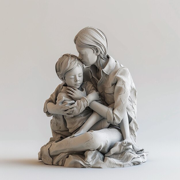 3d rendered photo of Capturing the Unbreakable Bond Between Mothers and Sons