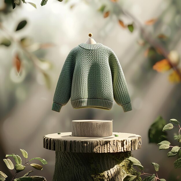 Photo 3d rendered photo of clothing product ad that are there product is unique and relaible