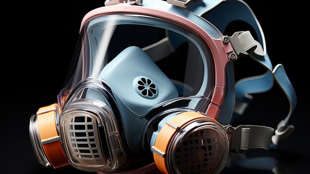 3d rendered photo of diving helmet