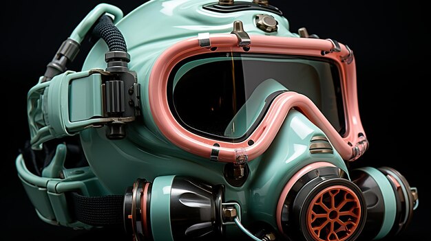 3d rendered photo of diving helmet