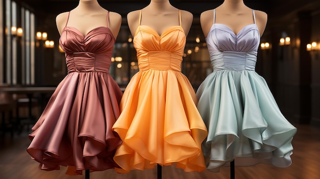 3d rendered photo of model dresses