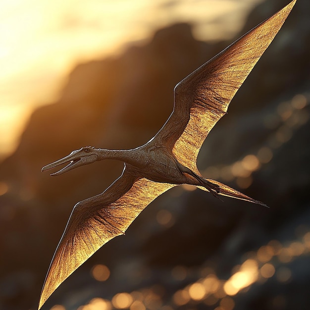 3d rendered photo of pterodactyl