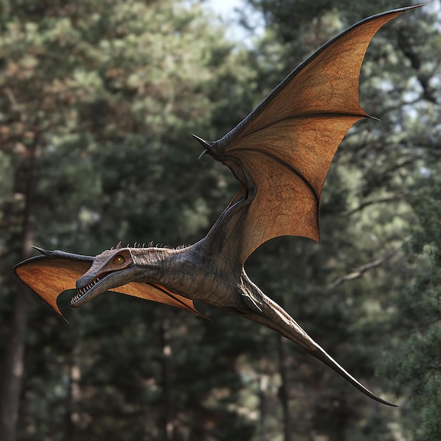 3d rendered photo of pterodactyl