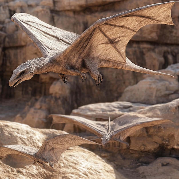 3d rendered photo of pterodactyl