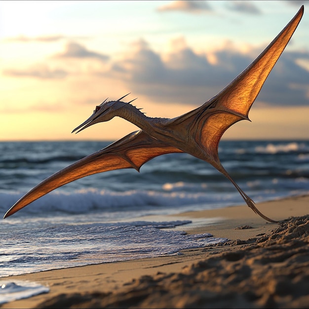 3d rendered photo of pterodactyl