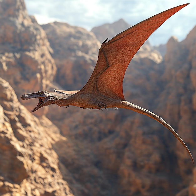 3d rendered photo of pterodactyl