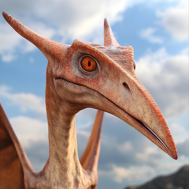 3d rendered photo of pterodactyl