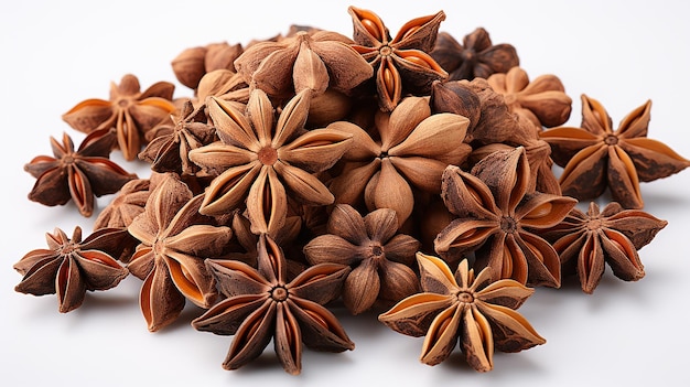 Photo 3d rendered photo of star anise