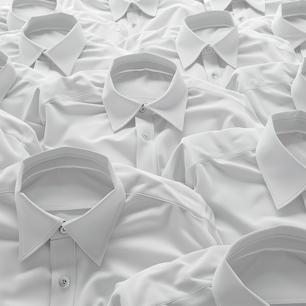 3d rendered photo of white shirt for ad campaign