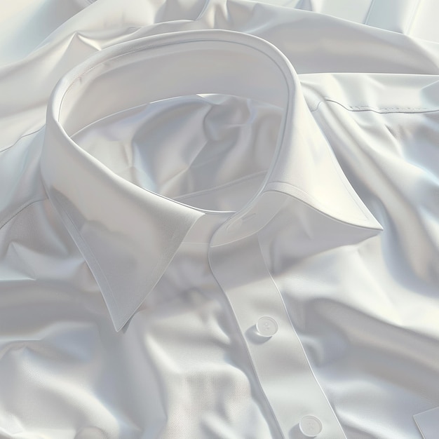 3d rendered photo of white shirt for ad campaign