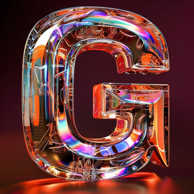 3d rendered photos of alphabets