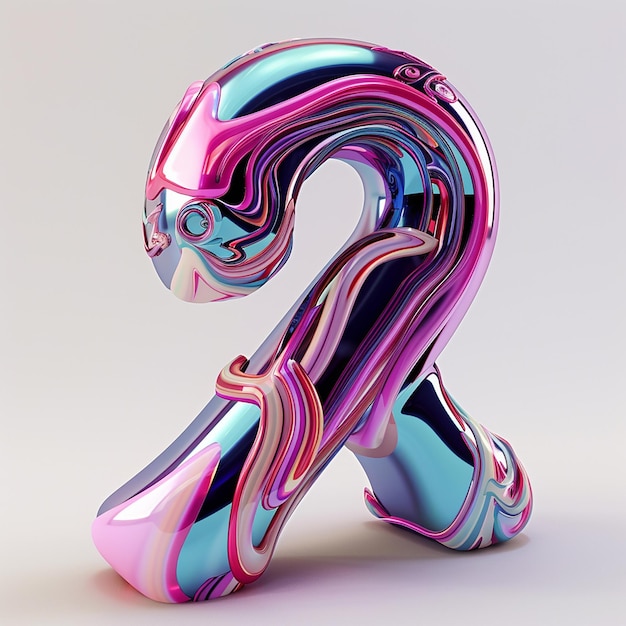 3d rendered photos of alphabets