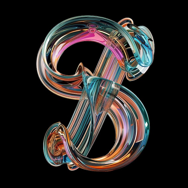 3d rendered photos of alphabets