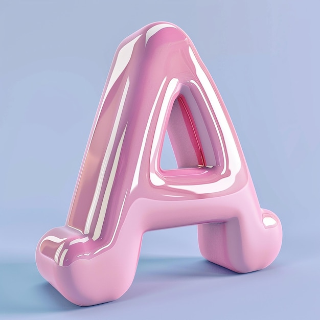 3d rendered photos of alphabets