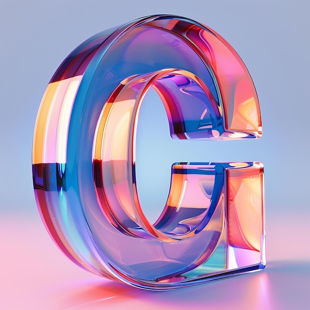 3d rendered photos of alphabets