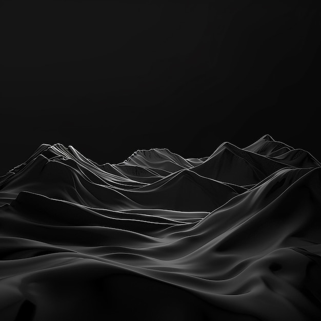 3d rendered photos of black plain background