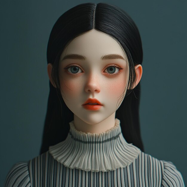 Photo 3d rendered photos of dolls