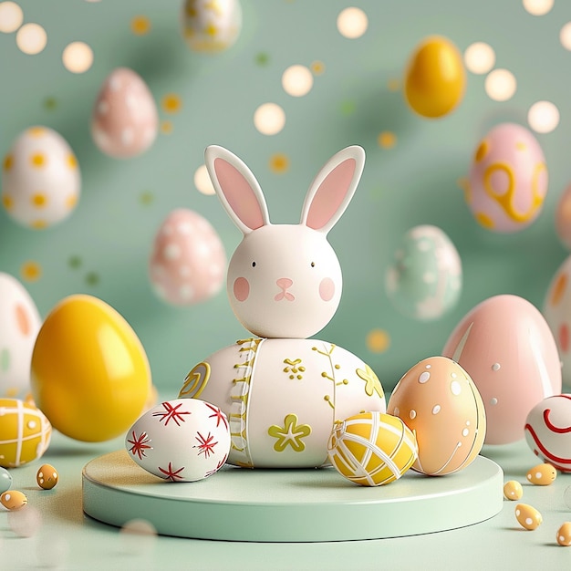 3d rendered photos of easter theme clip art festive theme