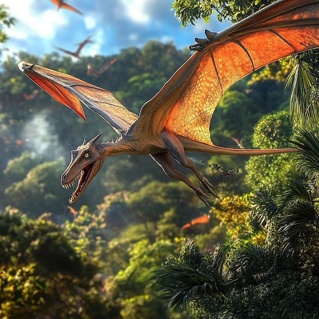 3d rendered photos of pterodactyl