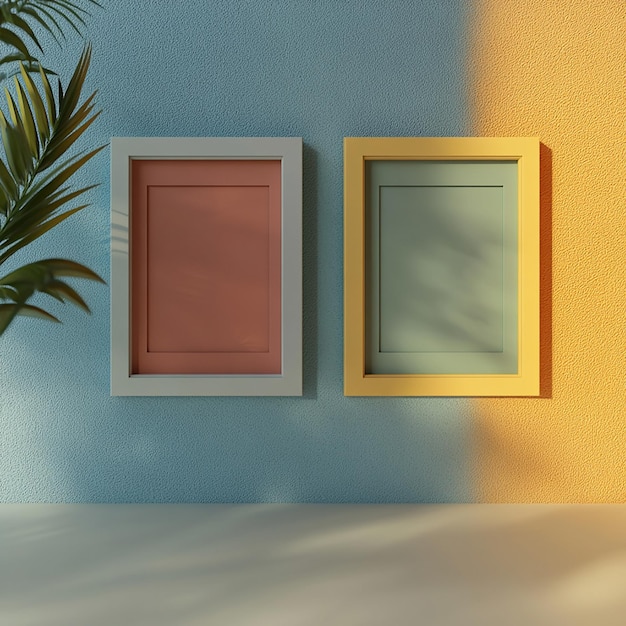 3d rendered photos of single photo frame