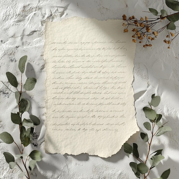 3d rendered photos of written invitation letter in stylish fonts design