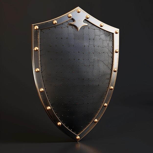 3d rendered Do shield with 3d graphic icon