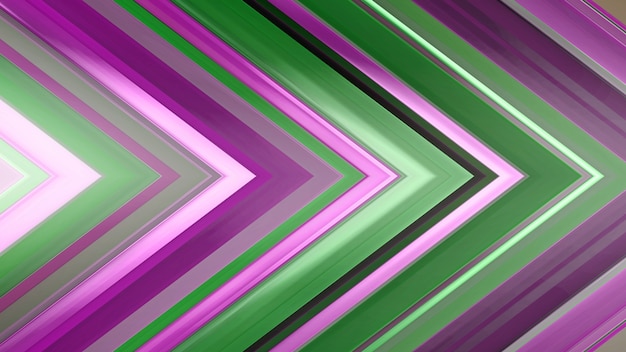 3d rendering of an abstract angular composition consisting of panels and lines
