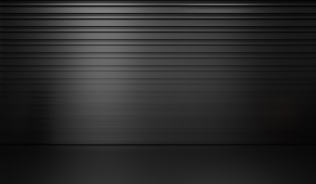 3d rendering of abstract black background premium