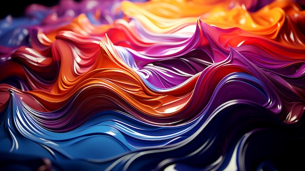 3d rendering abstract caustic background