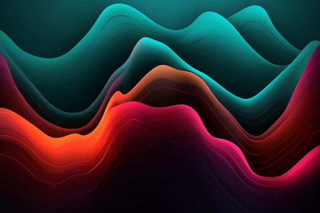 3D rendering abstract colorful modern background banner or wallpaper graphic geometric element