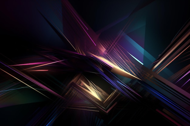 3D rendering abstract colorful modern background banner or wallpaper graphic geometric element