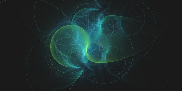 3D rendering abstract multicolor fractal background.