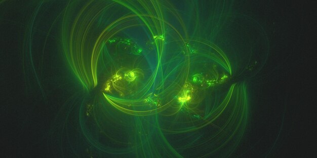 3D rendering abstract multicolor fractal background.