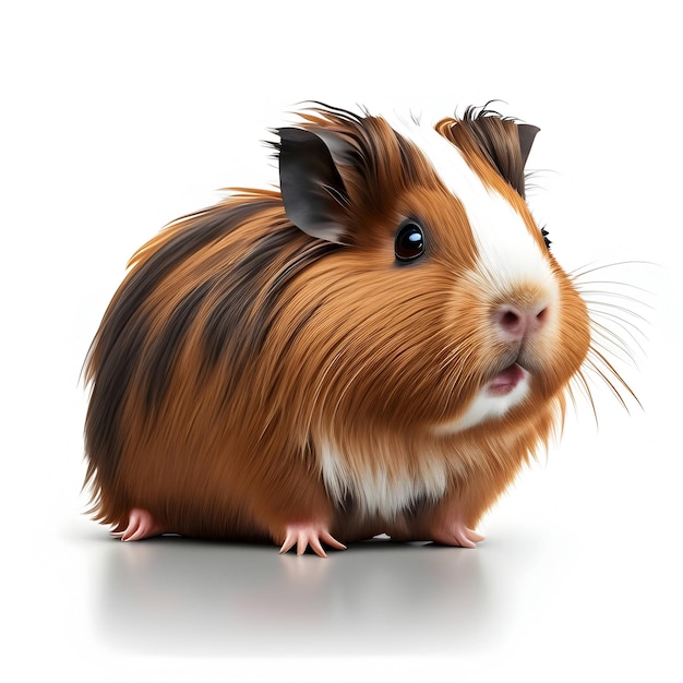 3d Rendering Abyssinian Guinea Pig Animal AI Generative