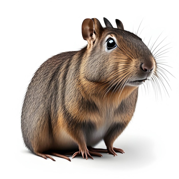 3d Rendering Agouti Animal AI Generative